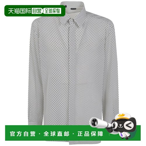 1h可退 香港直邮TOM FORD 男士衬衫 HRN009FMS132WNC AW2026 灰色