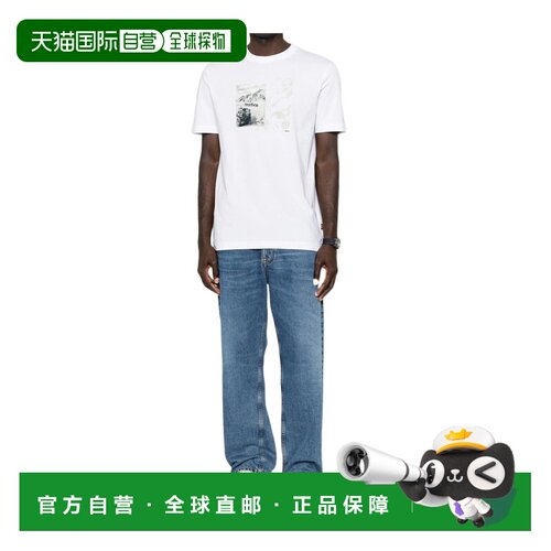 香港直邮BOSS HUGO BOSS 男士T恤 50566627101 AW2026 白色短袖