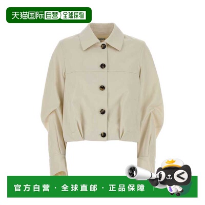 1h可退 香港直邮LOEWE 罗意威 女士 米白色棉混纺夹克 S540Y02XCY