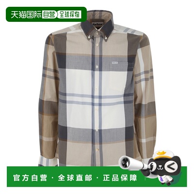 1h可退 香港直邮Barbour 男士衬衫 MSH5071TN88 CO 浅棕色 Patter