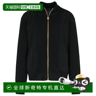 拉鍊針織開襟衫 1h可退 男士 香港直邮Versace 10205941A1 范思哲