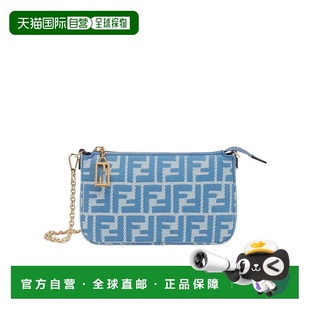 8BS073AUNJ 提花吊饰手拿包 香港直邮Fendi