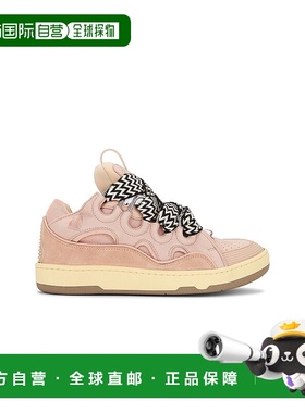 1h可退 香港直邮Lanvin 朗雯 男士 Curb 运动鞋 FMSKRK11DRA2A20