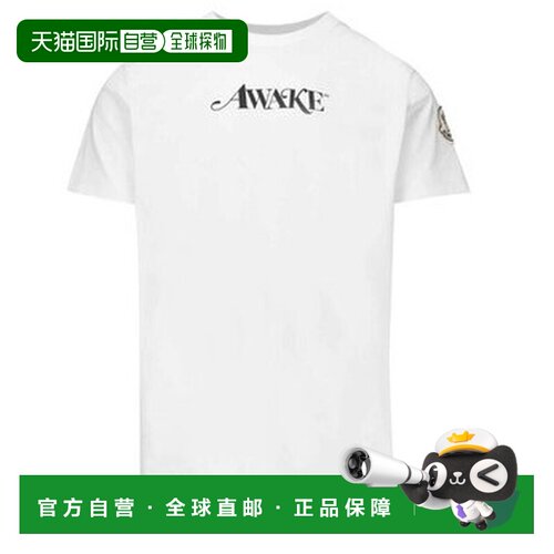 1h可退 香港直邮Moncler 徽标印花短袖T恤 F10928C70810V8141