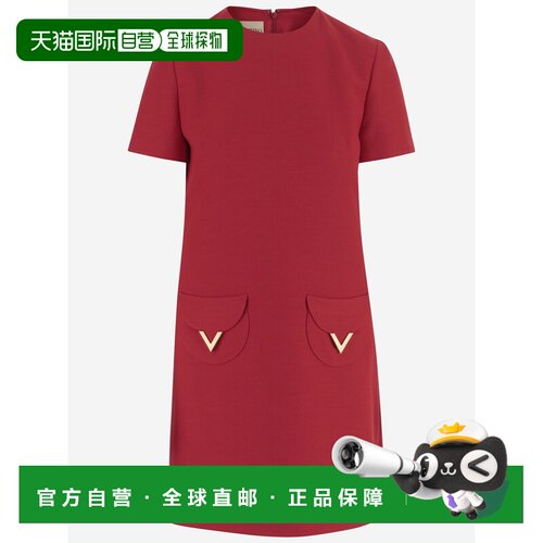 1h可退 香港直邮VALENTINO 女士连衣裙 8B3VAJD51CFR9M SS2026 红