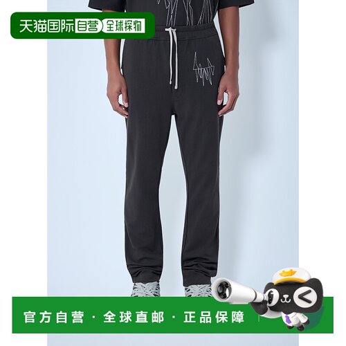 1h可退 香港直邮Moncler 盟可睐 男士 松紧带束腰抽绳长裤 MU01F8