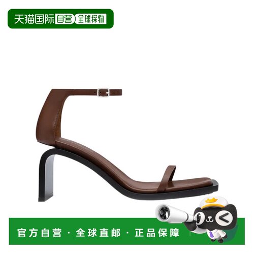 Courreges 高跟皮质凉鞋 224SSD013CV0027