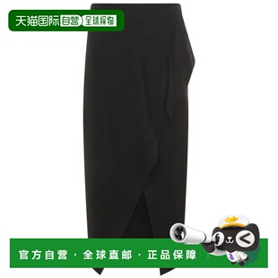 香港直邮KHAITE 4117527 女士 前開衩裙 black黑色 Jaia 1h可退