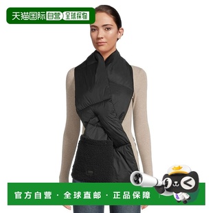 1h可退 香港直邮Ugg 女士 Aw fluff 轻便围巾 black黑色 舒适时尚