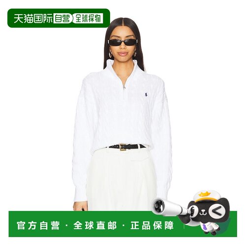 1h可退 香港直邮Polo Ralph Lauren Polo 拉夫 劳伦 女士 半拉链