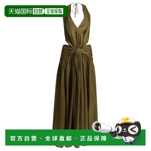 1h可退 香港直邮ZIMMERMANN 女士连衣裙 8624DSS262OLVGREEN AW20
