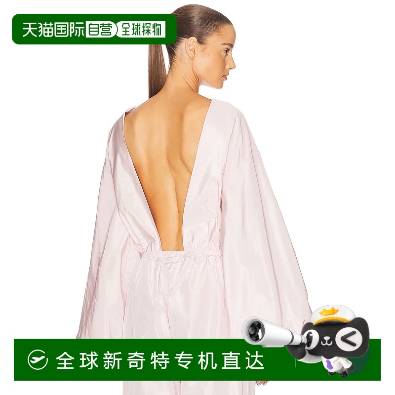 1h可退 香港直邮Alaia 女士 膨起连体衣 AA9H1162W039A 舒适时尚