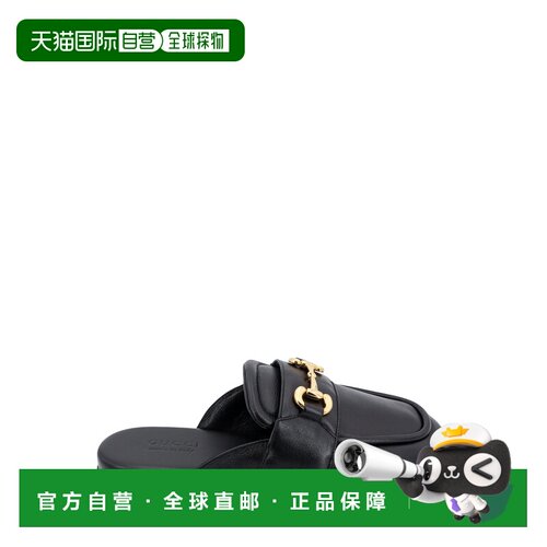 1h可退 欧洲直邮GUCCI 男士商务休闲鞋 771076AACAI1000 CO 黑色