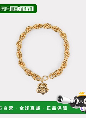 欧洲直邮KENZO(高田贤三)24上新“KENZO 邮票”项链吊坠