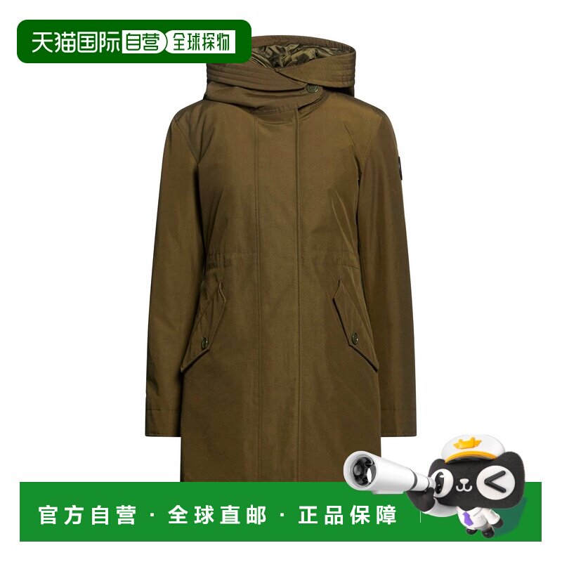 香港直邮Woolrich 沃尔里奇 女士 大衣 green绿色 舒适时尚