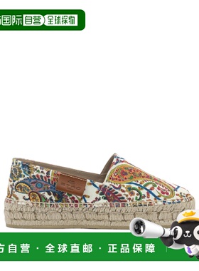 1h可退 香港直邮Etro 艾特罗 女士 棉麻底鞋 WS4G0002AKG79X0801W