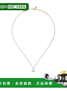 香港直邮Vivienne Westwood 细链条水晶吊坠项链 630203H501R102