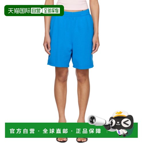 香港直邮SKIMS 女士 蓝色 French Terry Long 短裤 BTSHO11244WCE