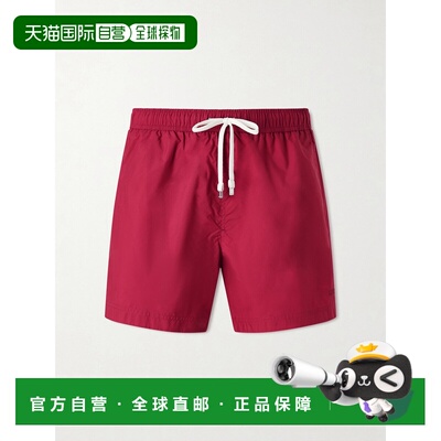 1h可退 香港直邮zegna 杰尼亚 男士 直筒中长泳裤 AHB11A3BHEL00R