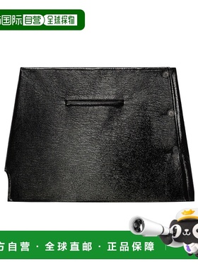 香港直邮Courreges 纽扣半身裙 424CJU204VY0014a字裙