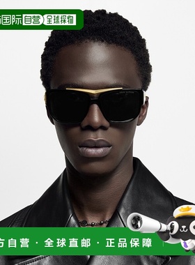 自营1h可退 欧洲直邮LV路易威登 男士黑色醋酸纤维太阳镜正品舒适