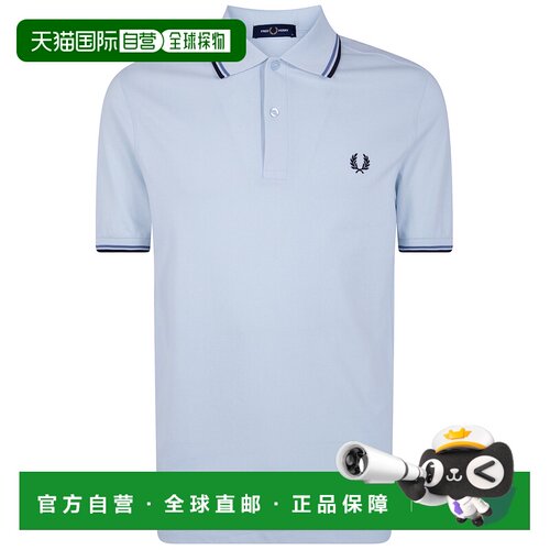 1h可退 欧洲直邮FRED PERRY 男士POLO衫 FPM3600P5796A SS2026 蓝