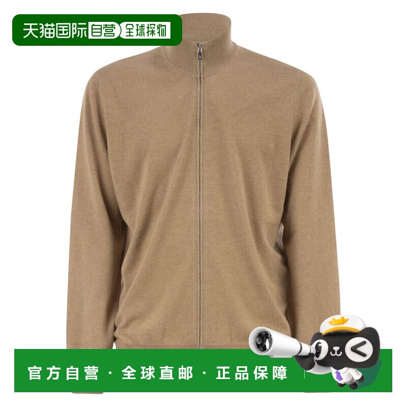 香港直邮Brunello Cucinelli 布内罗 古奇拉利 男士 高领羊绒拉链