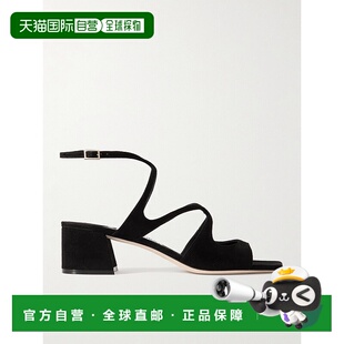 香港直邮Jimmy Choo 周仰杰 女士 Azilia 45 绒面革凉鞋 AZILIA45