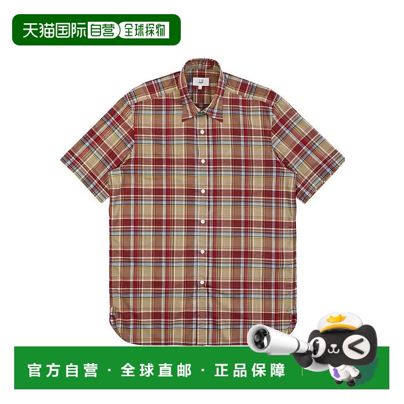 香港直邮Dunhill 格纹衬衫 DJW219