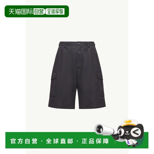 欧洲直邮MONCLER(盟可睐) Short cargo en gabardine短裤休闲裤
