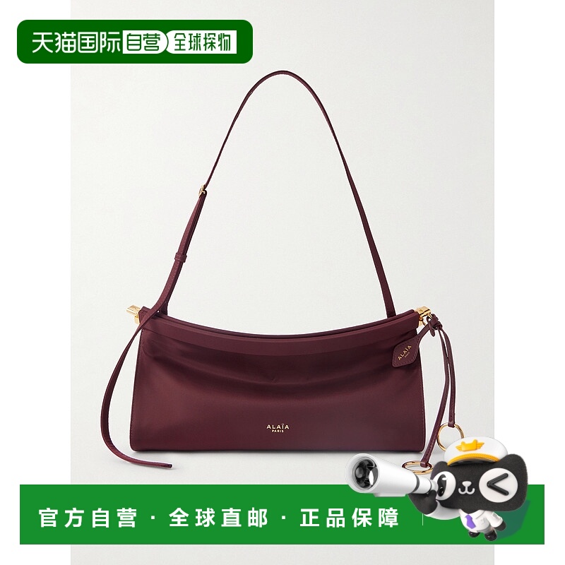 香港直邮alaia 女士 Le Click 横款中号绸缎斜纹肩包 AA1S01430I1
