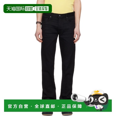 1h可退 香港直邮Tom Ford 汤姆 福特 男士 黑色 Stretch Selvedge