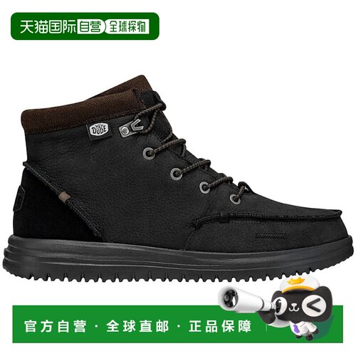 自营欧洲直邮Crocs卡骆驰 Bradley Unisex Boot男女同款黑色皮革