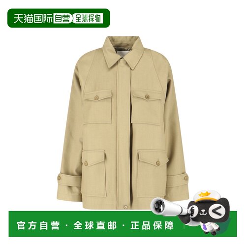 香港直邮The Frankie Shop 女士 FRANKIE SHOP 绿色夹克 KELIAPAD