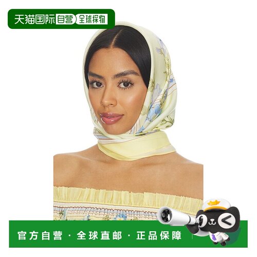 香港直邮Self-Portrait 女士 黄色花朵围巾 AC26691SCY