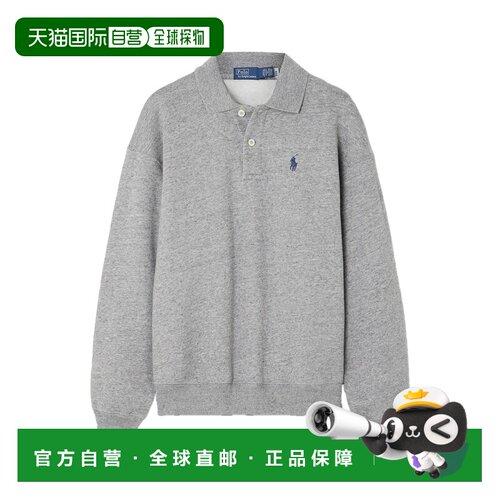 欧洲直邮Ralph Lauren Long-Sleeve Polo Grey
