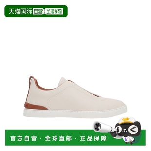 1h可退 【99新未使用】香港直邮Zegna 圆头休闲运动鞋 S4667ZLHCV