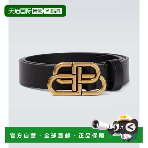 1h可退 香港直邮Balenciaga 巴黎世家 男士 BB 皮带腰带