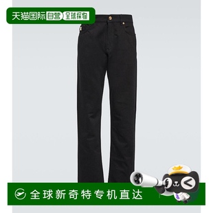 001180 香港直邮Versace 范思哲 男士 精饰中腰直筒牛仔裤