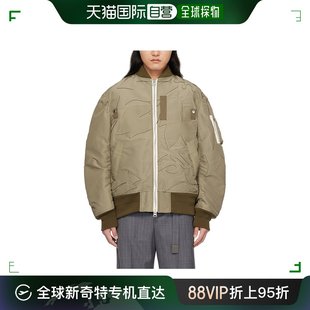 2403319M 贴饰拉链飞行员棉服 男士 香港直邮Sacai