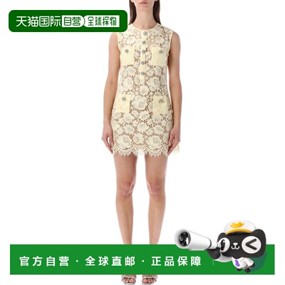 1h可退 香港直邮Self-Portrait 女士 精美蕾丝迷你连衣裙 RS26217