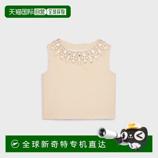 2025新品 欧洲直邮Celine 刺绣毛圈上衣