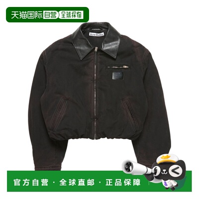 1h可退 香港直邮ACNE STUDIOS 女士夹克 A90638ADM SS2026 黑色 G