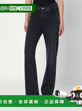 1h可退 香港直邮AGOLDE 女士 V-WAIST KELLY 黑色再生牛仔裤 A229
