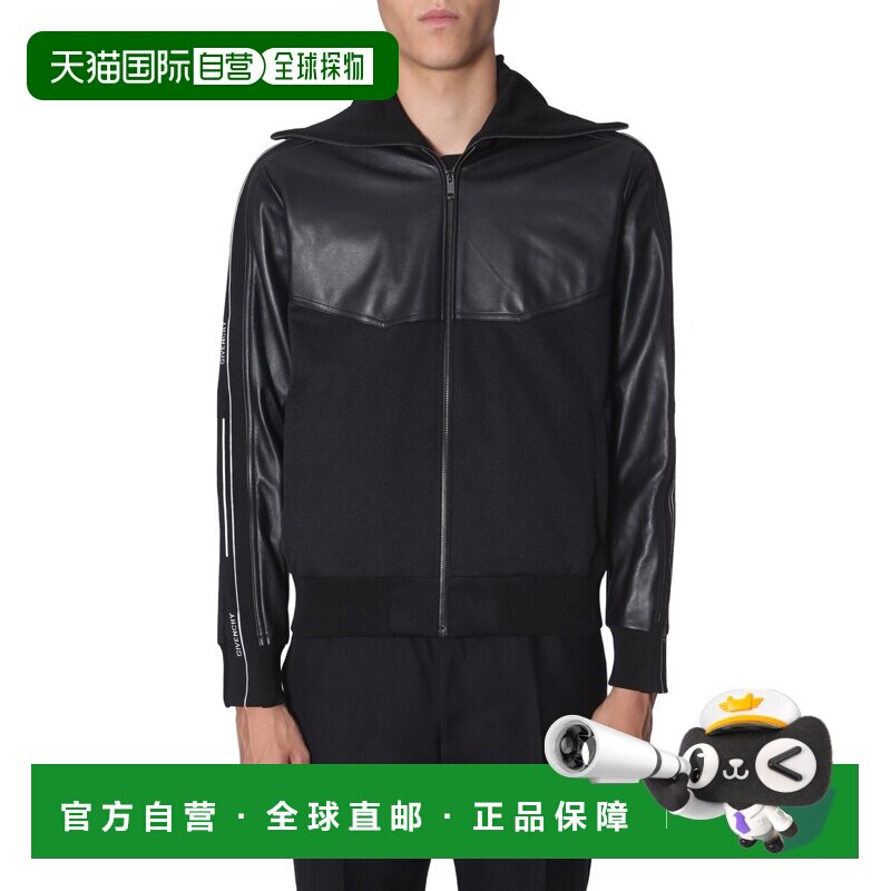 1h可退 香港直邮GIVENCHY 男士外套 BMJ03F30AE CO 黑色
