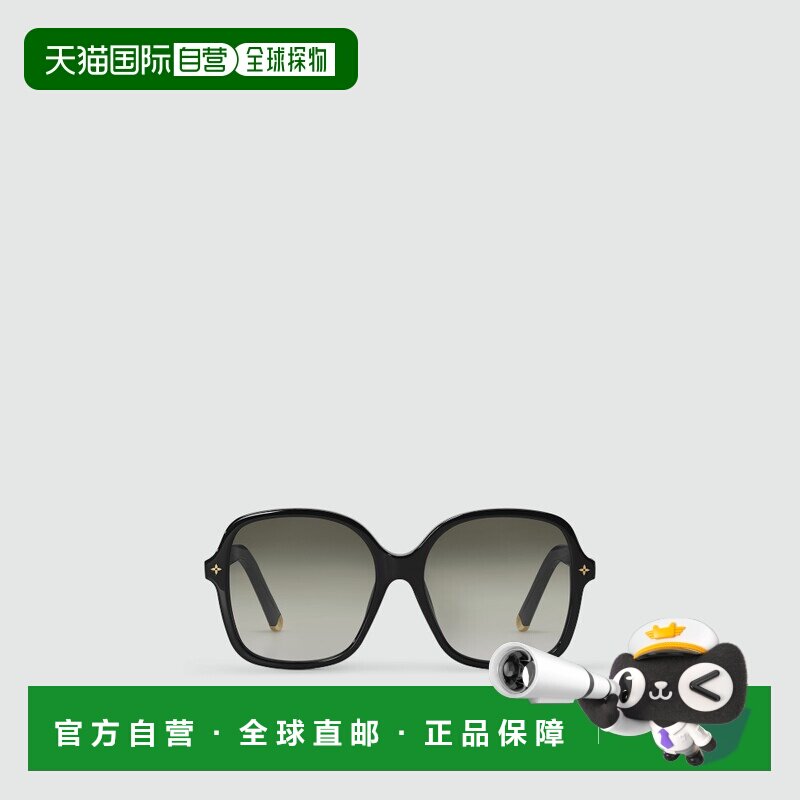 自营1h可退 欧洲直邮LV/路易威登 女士黑色醋酸纤维太阳镜正品舒