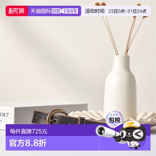 自营欧洲直邮RALPH LAUREN拉夫劳伦RRL皮革摔花皮带腰带情人节礼