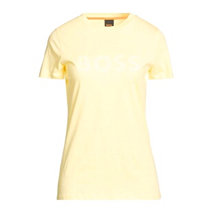 舒适时尚 香港直邮BOSS yellow黄色 T恤 波士 女士