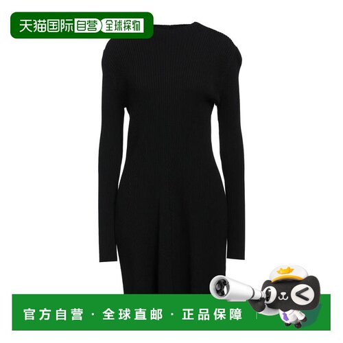 1h可退 香港直邮THEORY 希尔瑞 女士 Sweater 连衣裙 black黑色