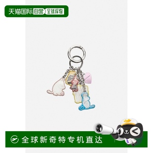 欧洲直邮Acne FW25女士多色锌合金钥匙扣 Studios